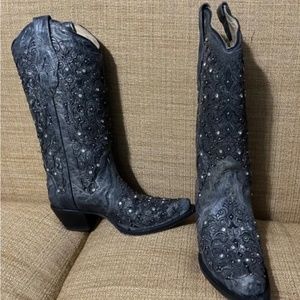 CORRAL COWGIRL BLING BOOTS  WORN ONCE